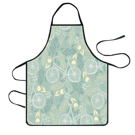 

Home Women Waterproof Cute Cartoon Kitchen Restaurant Cooking Bib Apron Aprons
