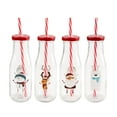 thumbnail image 4 of GLASS BOTTLE - SNOWMAN+POLAR BEAR, 4 of 4