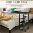 thumbnail image 4 of HOMCOM Bureau Debout Mobile, Hauteur Réglable Bureau Debout de 31,5 Pouces, 4 of 10