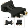 thumbnail image 4 of Qiysamall 1Pc Home to RCA Adapter Practical AV Transfer Electronic Accessory Black, 4 of 11