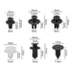 thumbnail image 4 of 100 piezas de pasadores de empuje de plástico para carrocería de automóvil, sujetadores de remaches, clip de moldura para ensamblaje de muebles automotrices, kit de tornillos de expansión con, 4 of 4
