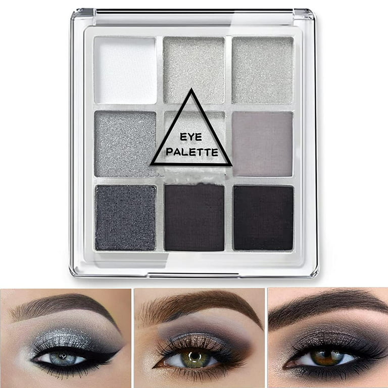 Black Glitter Eyeshadow Pigment Grey Smokey High Shimmer 3D MUA Makeup  Dazzle
