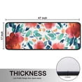 thumbnail image 5 of Kitchen Rugs Sets Of 2,Pioneer Flower Floral Print Pattern Anti Fatigue Kitchen Mat Rugs Non Slip Washable,Decorative Kitchen Floor Mats for Kitchen,Sink,Laundry,17"x47"+17"x47", 5 of 5