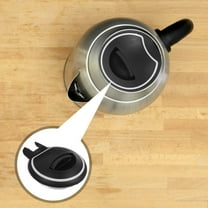 Topbathy Black Electric Teakettle Lid Replacement with Easy Install and Wear Resistance