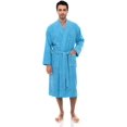 thumbnail image 4 of Men's Robe, Turkish Cotton Terry Kimono Bathrobe, 4 of 6