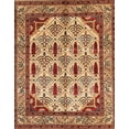 thumbnail image 1 of Ahgly Company Indoor Rectangle Abstract Red Abstract Area Rugs, 2' x 5', 1 of 6