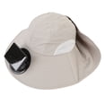thumbnail image 1 of Sombrero De Abanico De Verano, Sombrero De Abanico Suave Y Transpirable Con Cordón De Ala Ancha Con Solapa Para El Cuello Para La Playa, 1 of 7