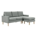 thumbnail image 5 of Veryke Modern Convertible Sectional Sofa Beds, Sofa Couch for Small Spaces Living Room Bedroom - Gray, 5 of 7