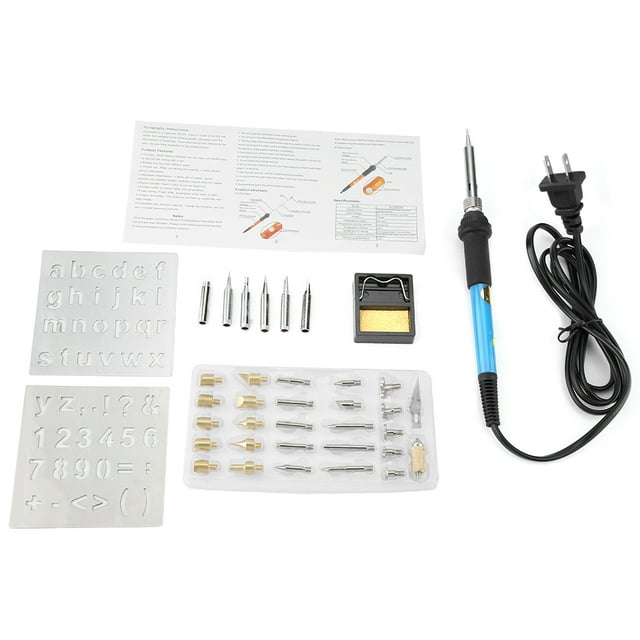 Wood Burning Tips,39pcs Electrical Soldering Iron Adjustable Temperature Soldering Iron Wood Soldering Tips Top Tier Quality