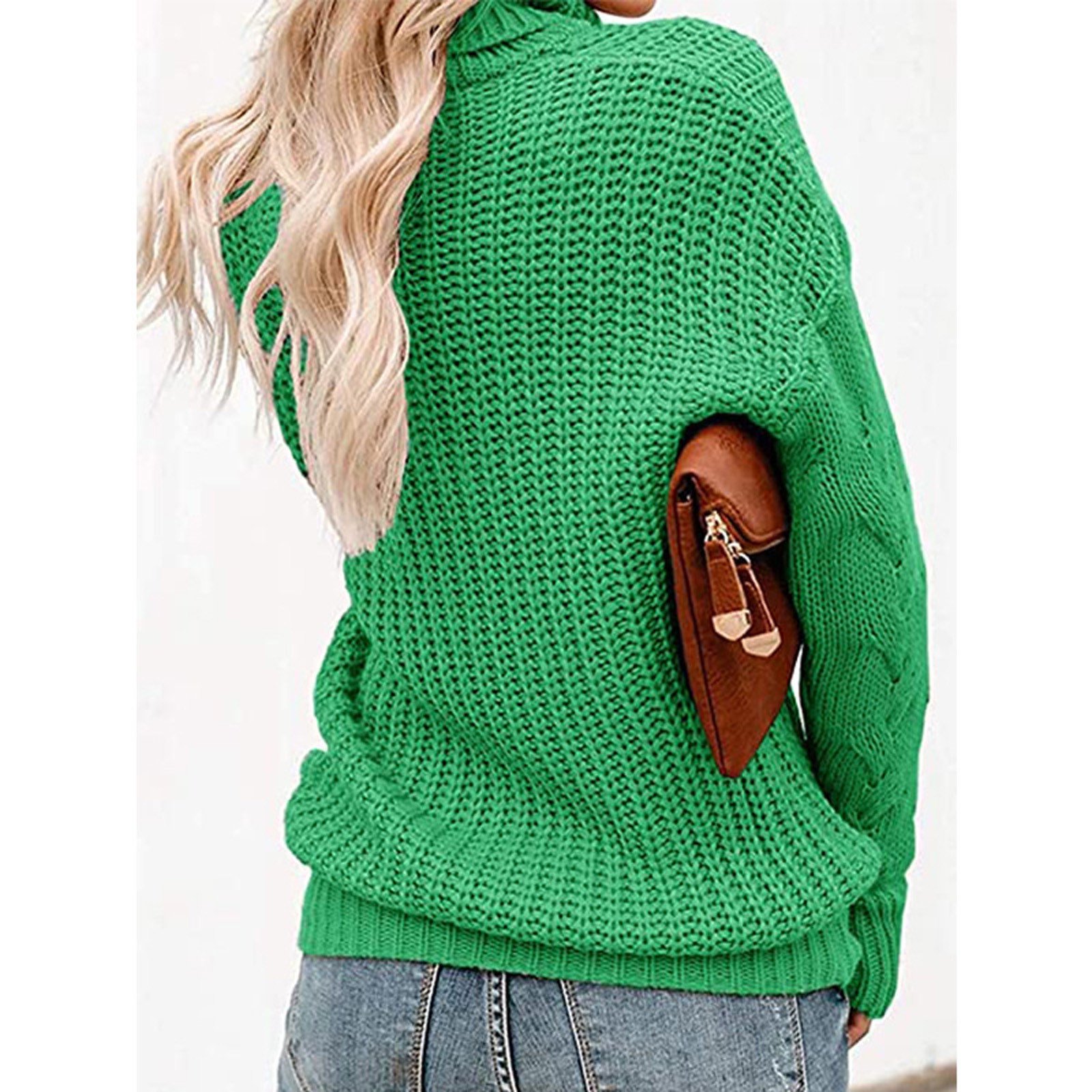 XZNGL Women Turtleneck Hoodie Fashion Women Casual O-Neck