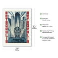 thumbnail image 2 of Fritz Lang Metropolis - Vintage French Film Movie Poster c.1927 - Japanese Unryu Rice Paper Art Print 24 x 32 in, 2 of 4