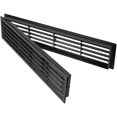 thumbnail image 4 of Rejilla de ventilación para puerta, HVAC OV, 45 cm x 9,2 cm, doble cara, negra, 4 of 7