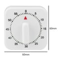 thumbnail image 4 of 60 Minutes Timer Kitchen Timer Reminder 60 Minutes Timer Kitchen Timer Reminder Convenient Countdown Timer Mechanical Timer, 4 of 7
