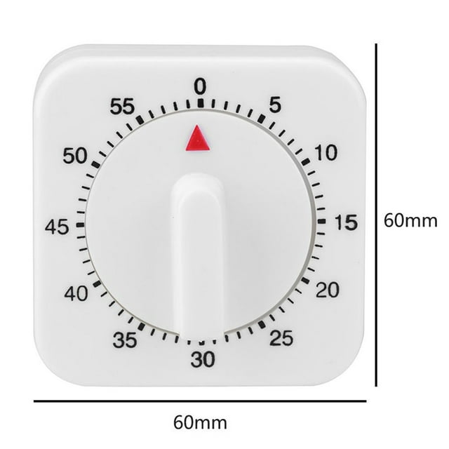 Recordatorio de temporizador de cocina, temporizador de 60 minutos, temporizador de minutos de cocina, temporizador mecánico meticulosamente diseñado