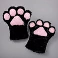 thumbnail image 4 of 1 par de guantes de peluche con garras de gato, guantes de cosplay con pata de gato, guantes cálidos con garras de animal, guantes de invierno con pata de animal., 4 of 6