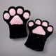 thumbnail image 4 of 1 par de guantes de peluche con garras de gato, guantes de cosplay con pata de gato, guantes cálidos con garras de animal, guantes de invierno con pata de animal., 4 of 6
