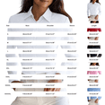 thumbnail image 3 of Chuancc Button Down Shirts for Women Collared Long Sleeve Dress Shirt Business Casual Blouse for Work White M, 3 of 4