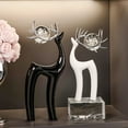 thumbnail image 4 of Decoración de entrada de estilo europeo con escultura de ciervo, pequeño ciervo, mueble de licor para sala de estar y mueble de TV, decoración del hogar., 4 of 5