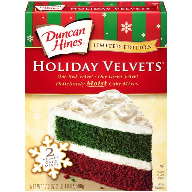Duncan Hines Holiday Velvet Cake Mix 17.6 Oz