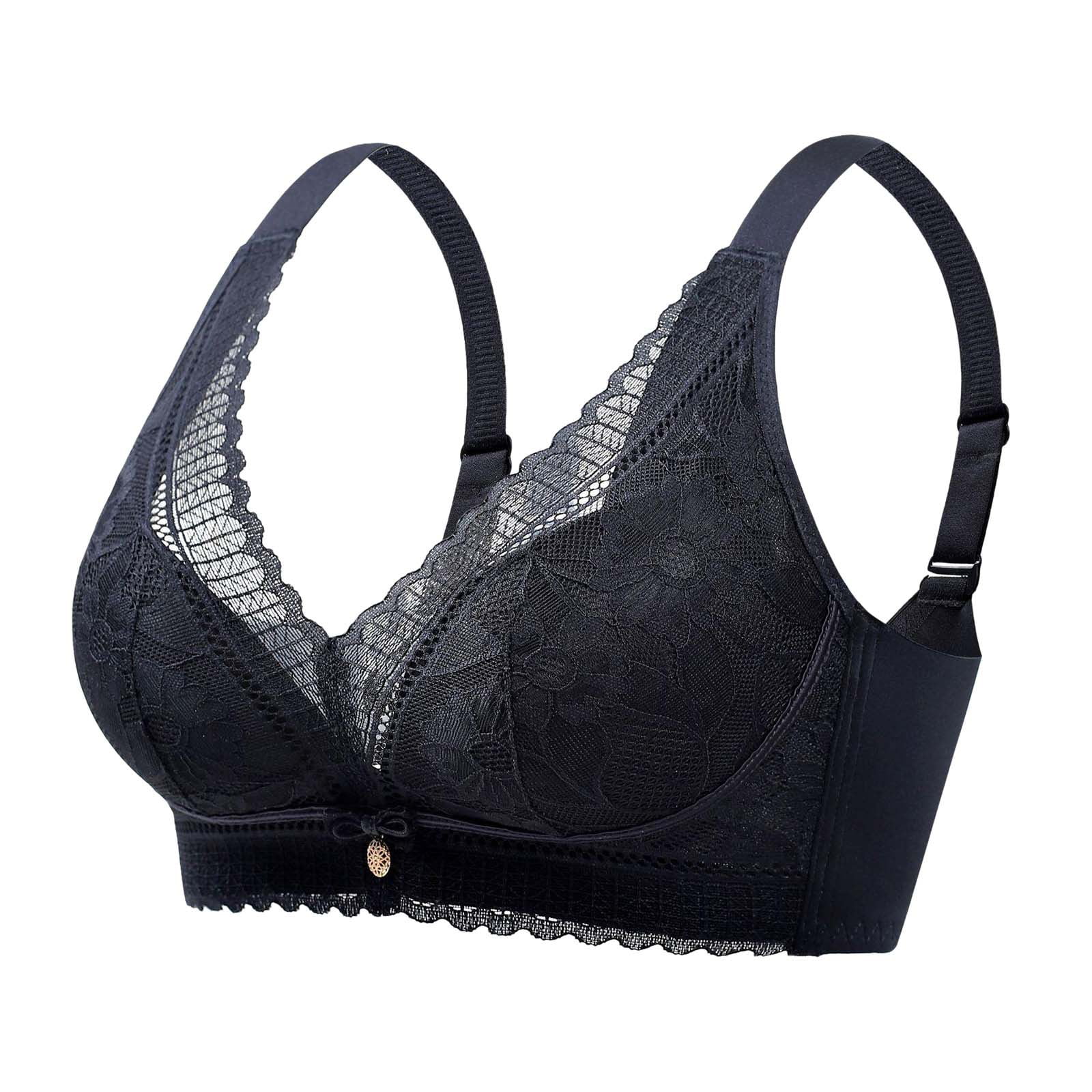 32B Black Padded Push Up Balcony Bra with Lace Soft Comfort Extra Coverage  T-Shirt Bras Add A Cup : : Clothing, Shoes & Accessories