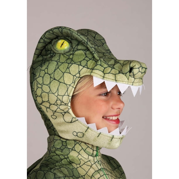 amscan 9908805 Childs All In One Crocodile/Alligator Fancy Dress Animal Costume Zoo Week Girls Boys Outfit (Age 8-10 Years