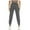 Gray, variant on Sngxgn Womens Mid-Rise Stretch Pants Casual Work Pants(Grey,L)
