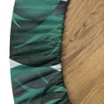 thumbnail image 5 of Ambesonne Leaves Greenery Fitted Round Tablecloth, Botanical Jungle, 40"- 44" Diameter, Emerald Teal Eggplant, 5 of 5