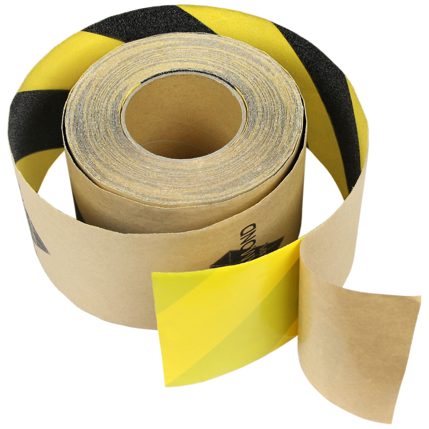 Black/Yellow Safety Tape 3" x 60' Roll Anti Slip Sticker Grip Grit Safe Non Skid 