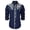 A-Navy199, variant on XIAOCHA Men's Embroidered Shirt Point Collar Button Down Top Comfortable Western Casual Blouse