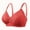 Red, variant on VONCOS Bras for Women Full Figure Push-Up Everyday Bra Wirelfree Bras Comfortable Tops Underwear Pink Size L