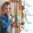 thumbnail image 3 of Blackout Kids Curtains,Pioneer Flower Childrens Insulated Curtains Set Of 2,Bedroom Essentials,Toddler Room Decor 42x54in(106x137cm), 3 of 4