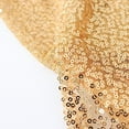 thumbnail image 6 of BalsaCircle 120" Sequin Round Tablecloth Gold, 6 of 8