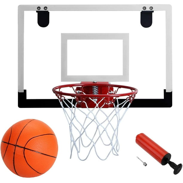 Au-Dessus de la Porte Panier de Basket Mini Panier de Basket avec Ballon pour  Enfants Adultes Chambre Panier de Basket Bureau Mini Cerceau