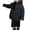.Black, variant on Agkizg Kids Girls Down Puffer Jacket Hooded Thick Warm Winter Coat for Big Windproof Lightweight Outdoor Outerwear