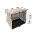 thumbnail image 6 of Botanical Dog Crate Cover, Continuous Herbs Plants Aromatherapy Pattern on Pastel Background, Easy to Use Pet Kennel Cover Small Dogs Puppies Kittens, 7 Sizes, Beige Brown, by Ambesonne, 6 of 6