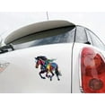 thumbnail image 3 of Colorful Abstract Horse Car Sticker – Vibrant Wild Mustang Vinyl Decal for Vehicle, Laptop, Window – Artistic Animal Art Decoration for Horse Lovers & Car Enthusiasts, 3 of 6