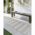 thumbnail image 2 of Surya La Casa Global Style No Pile 100% Cotton Area Rug, 8' x 10' Light Slate, Charcoal, Ivory Pet Friendly, Ind/Out, Machine Woven Stain Resistant, LCS2309-710102, 2 of 10