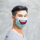thumbnail image 4 of 8 Packs of Face Mask Stickers Lips Stickers Decorative Smile Decals Mask Pasters (1 Pack for 10Pcs), 4 of 4