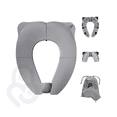 thumbnail image 5 of Baby Proof Me Essentials Foldable Toddler Toilet Seat Cover, Travel Potty Seat with Splash Guard, Gray, 5 of 9