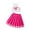 Pink, variant on ZACPNCV Girl's 2 Piece Outfit Crop Short Sleeve Cami Tops and Pleated Skirt Sets Pink 7-8 Years