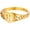 A, variant on 18K Gold Plated Initial Heart Finger Ring for Women Stainless Steel Personalized A-Z Alphabet Jewelry