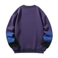 thumbnail image 3 of Elvqul Sweatshirts for Men Long Sleeve Plain No Hood Crewneck Mens Sweatshirts, 3 of 3