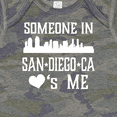 thumbnail image 4 of Inktastic San Diego Someone Loves Me Skyline Boys or Girls Baby Bodysuit, 4 of 5