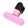 thumbnail image 1 of 1 Pack Bag Clips, Plastic Chip Clip, Chip Clips Bag Clips Food Clips, Bag Clips for Food, Heavy Duty Air Tight Seal Kitchen Clips Snack Clips Food Bag Clamp Clips (Light Pink), 1 of 8