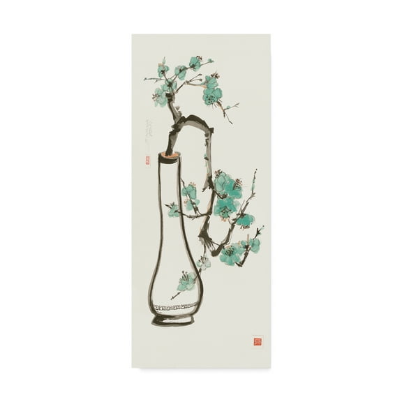 Trademark Fine Art 'Jade Blossom' Canvas Art by Chris Paschke