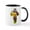 White/Black Inside, variant on CafePress - Cross Of Spring Flowers Mugs - 11 oz Ceramic Mug - Novelty Coffee Tea Cup