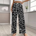 thumbnail image 2 of Animal Cheetah Print Pajamas For Women Loose Retro Night Pajama Pants Comfortable Sleepwear Bottoms Homewear, 2 of 6