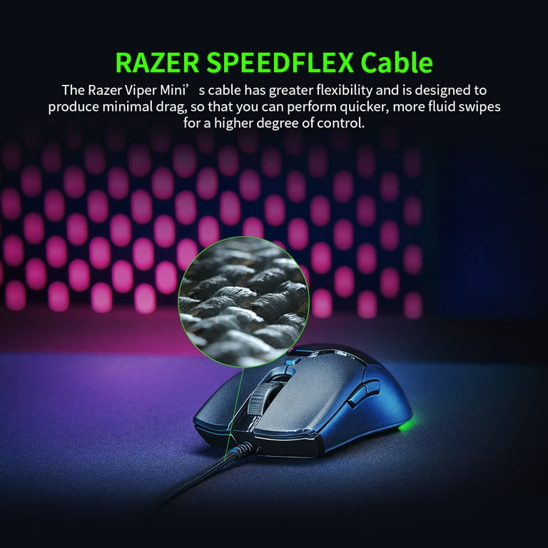 Best Buy: Razer Viper Mini Wired Optical Gaming Ambidextrous Mouse with  Chroma RGB Lighting Black RZ01-03250100-R3U1