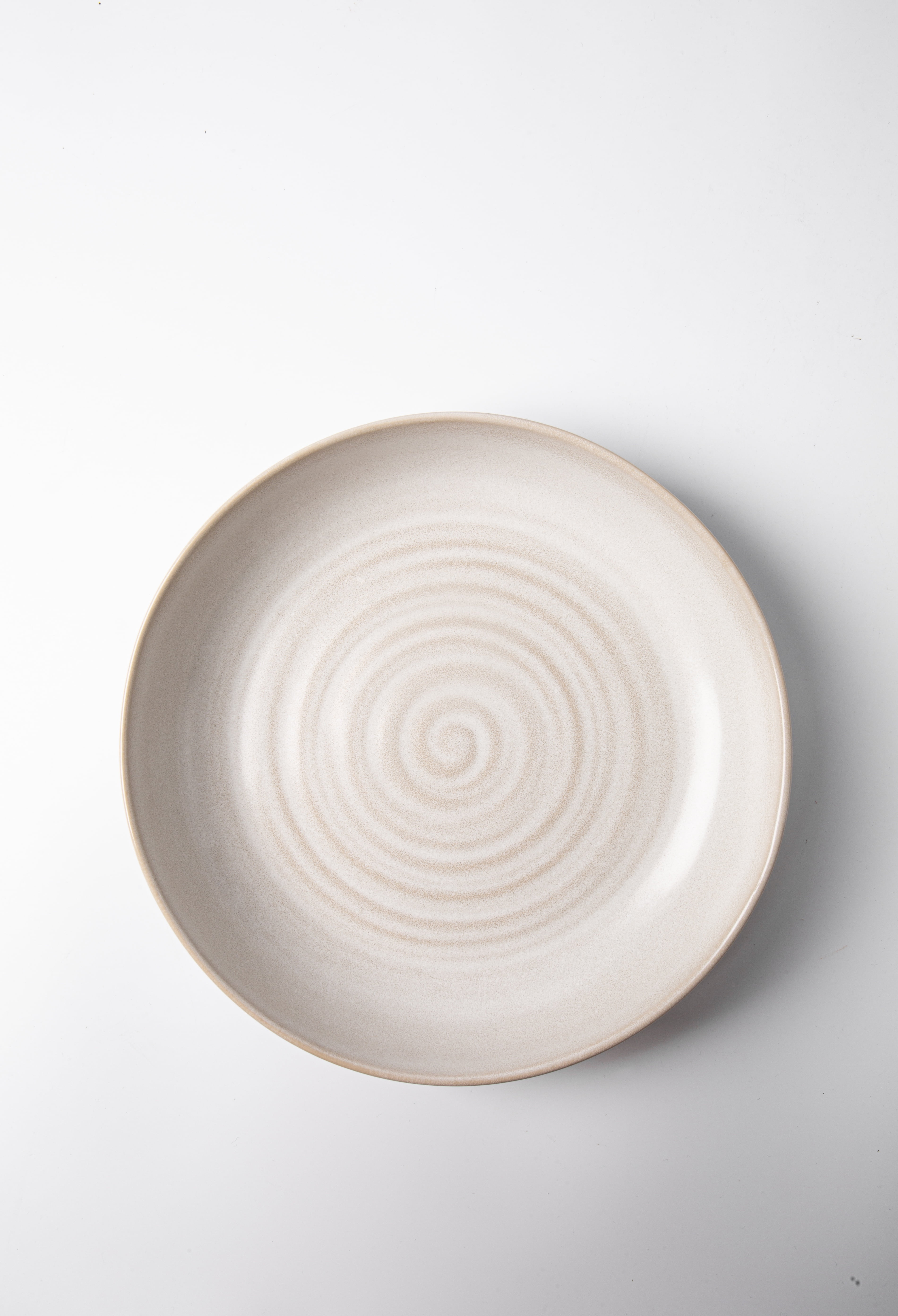 Better Homes & Gardens-Collins Cream Stoneware Round Dinner Bowl