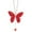 Red, variant on IMossad Bling Butterfly Diamond Car Accessories for Women Crystal Car Rear View Mirrors Charms Car Decoration Valentinesday Gift,Mirror Hang